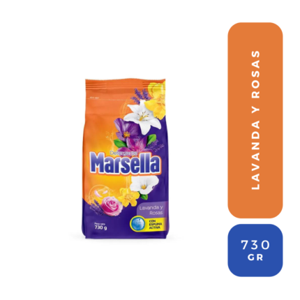 Paquete 15 und Marsella detergente 730 gr.