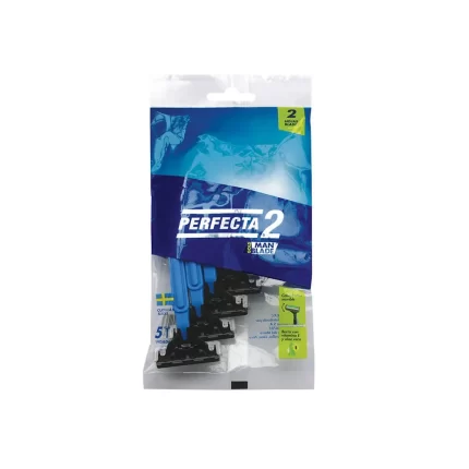 Máquina de Afeitar Gold Man Perfecta 2 - Pack 5 UN