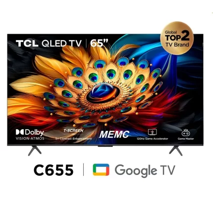 Televisor TCL 65" 65C655 QLED Google TV 4K Ultra HD - PRECIO ONLINE