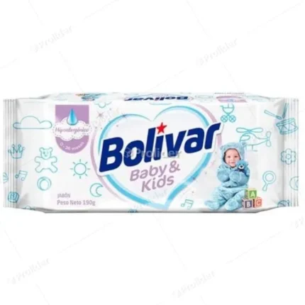Jabón En Barra Bolivar Bebés y Niños x190gr pqt x12