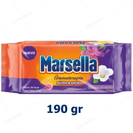 Jabon En Barra Marsella Floral x190gr pqt x12