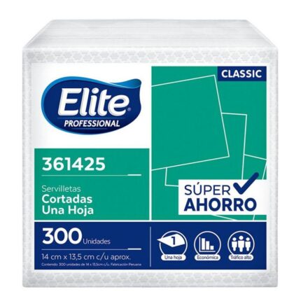 Servilleta Elite Cortada Económica X 300