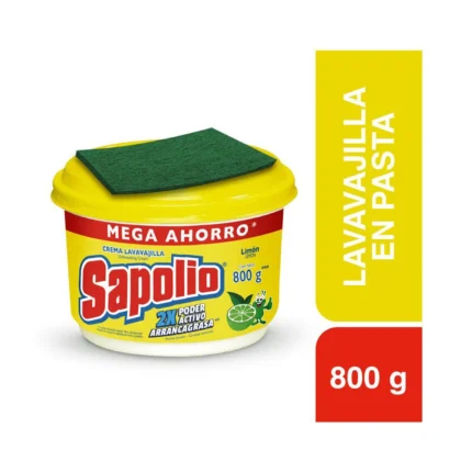 Lavavajilla Pasta Sapolio Limón Envase 800 g