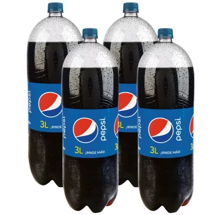 Pack Gaseosa PEPSI Botella 3L x 4un