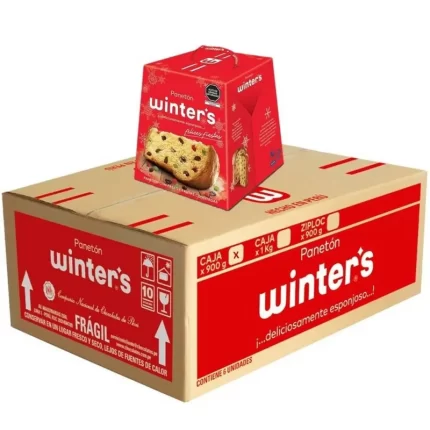 Panetón Winters Caja de 900g x 6Unidades